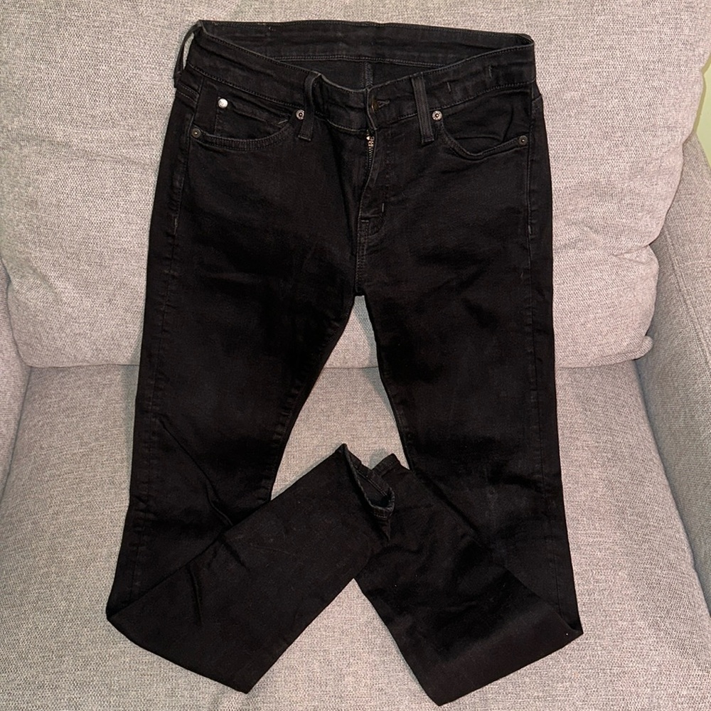 Gently used Black Denim Pants